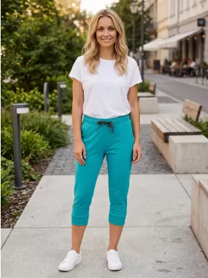 Pantaloni 3/4 dama SAM 73 BERTHA WS 773 TURCOAZ