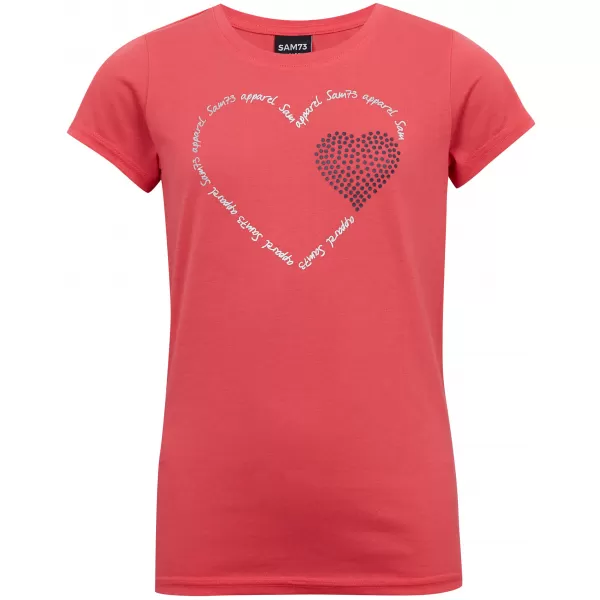  Tricou fetita cu maneca scurta SAM 73 ALAINA GT 564 ROZ APRINS 