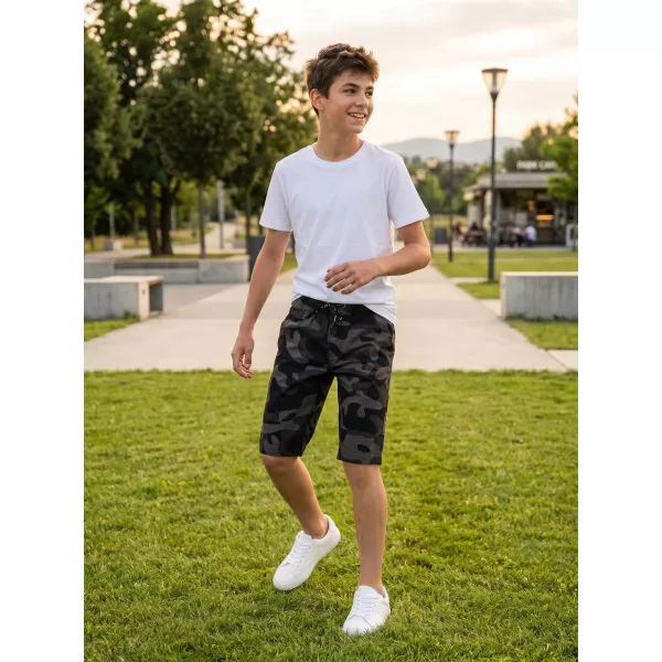  Pantaloni scurți pentru băieți SAM 73 SPENCER BS 534 NEGRU 