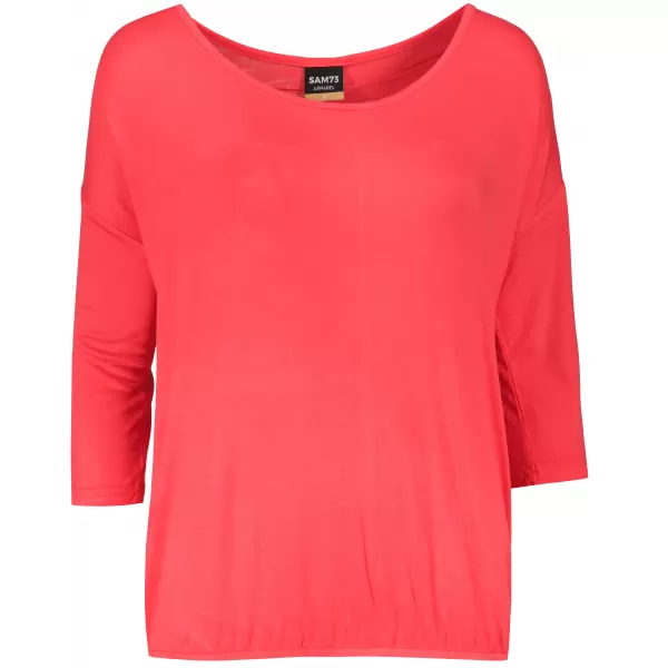  Tricou dama cu maneci 3/4 SAM 73 GLADYS WT 865 ROZ APRINS 