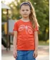 Tricou fetita cu maneca scurta SAM 73 RAELYN GT 567 PORTOCALE