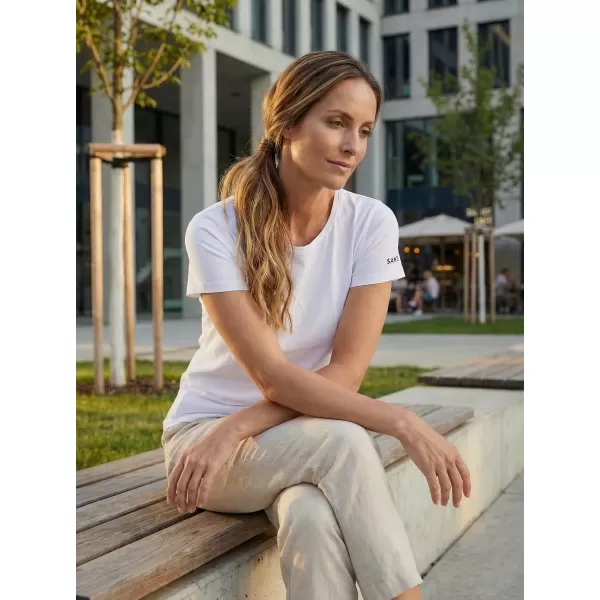  Tricou dama cu maneca scurta SAM 73 BETHANY WT 846 ALB 
