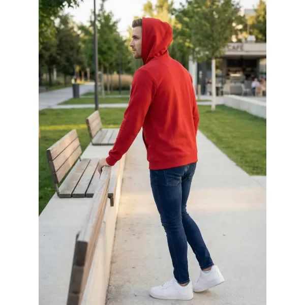  Hanorac pentru bărbați ALTISPORT ALM017AL304 ROȘU 