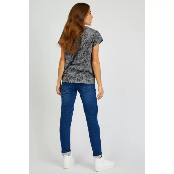  Tricou dama cu maneca scurta SAM 73 VERONICA WT 843 NEGRU 