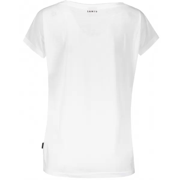  Tricou pentru femei cu mâneci scurte SAM 73 PENELOPE WT 861 ALB 