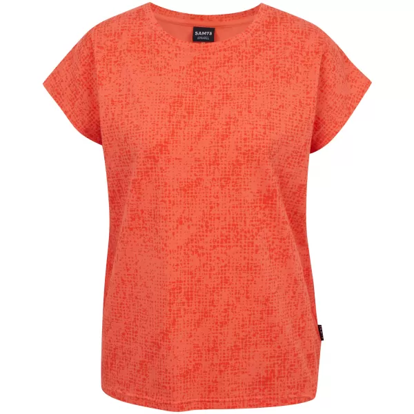  Tricou dama cu maneca scurta SAM 73 VERONICA WT 843 PORTOCALIU DESCHIS 