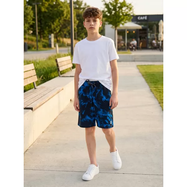  Pantaloni scurți pentru băieți SAM 73 GRAHAM BS 537 ALBASTRU 