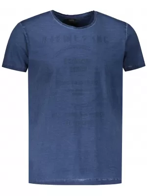 Tricou pentru bărbați KIXMI NAVIN ALBASTRU INCHIS