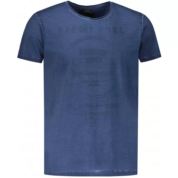  Tricou pentru bărbați KIXMI NAVIN ALBASTRU INCHIS 