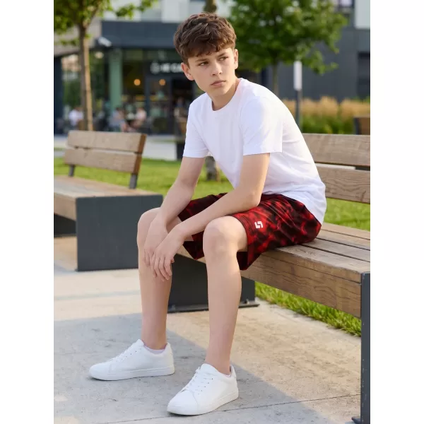  Pantaloni scurți pentru băieți SAM 73 GRAHAM BS 537 ROŞU 