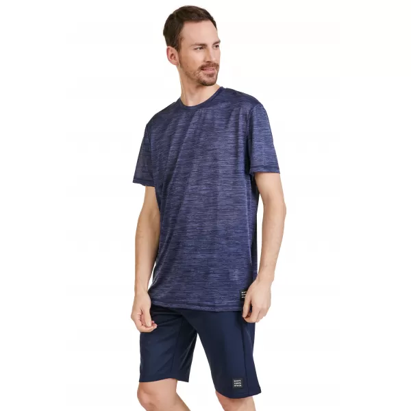  Tricou pentru bărbați cu mâneci scurte SAM 73 EUGENE MT 806 ALBASTRU ÎNCHIS 