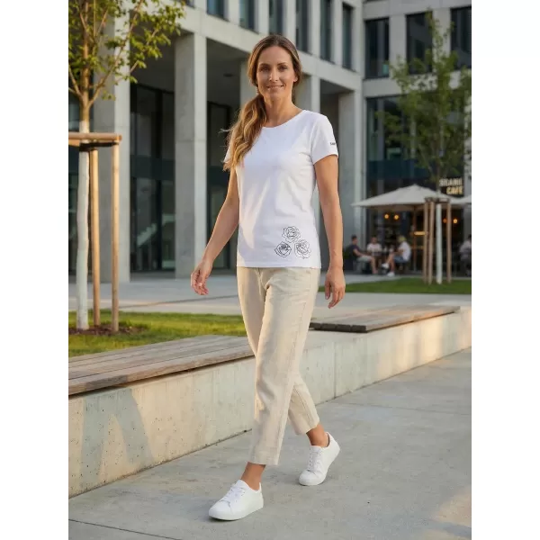  Tricou dama cu maneca scurta SAM 73 BETHANY WT 846 ALB 