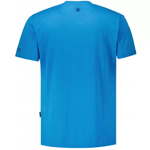  Tricou bărbătesc cu mâneci scurte SAM 73 LEONARD MT 793 ALBASTRU STRĂLUCITOR 