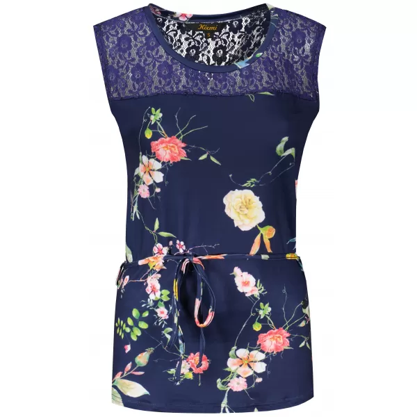  Tricou pentru femei KIXMI NARISSA ALBASTRU INCHIS 
