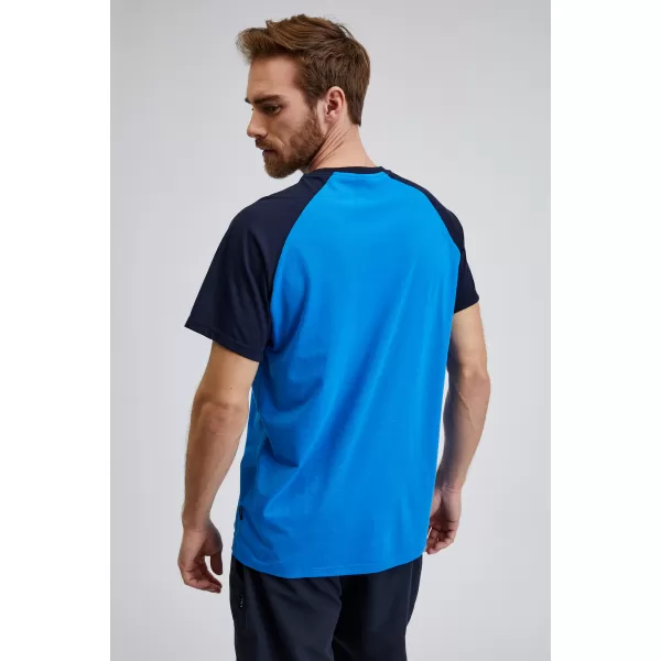  Tricou bărbătesc cu mâneci scurte SAM 73 JORDAN MT 805 ALBASTRU STRĂLUCITOR 