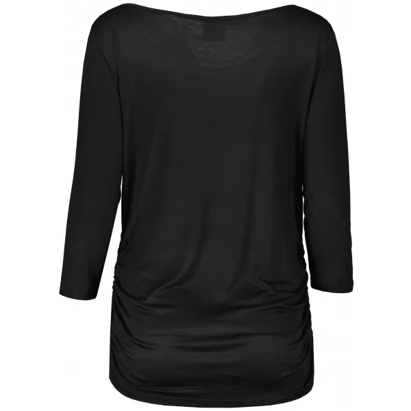  Tricou pentru femei cu mâneci 3/4 SAM 73 SHERRY WT 864 NEGRU 