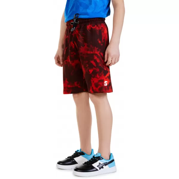  Pantaloni scurți pentru băieți SAM 73 GRAHAM BS 537 ROŞU 