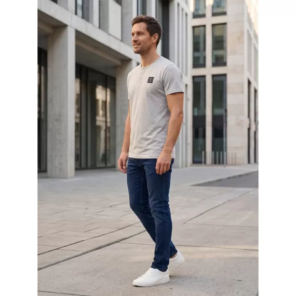  Tricou bărbătesc cu mâneci scurte SAM 73 GIDEON MT 804 GRI DESCHIS 