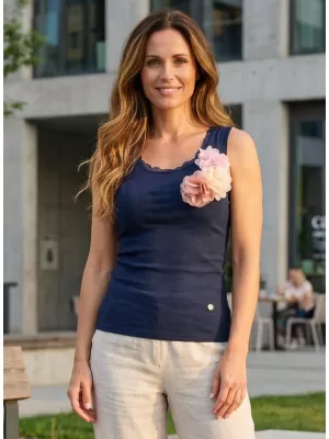 Maieu de damă KIXMI NAOMI ALBASTRU INCHIS