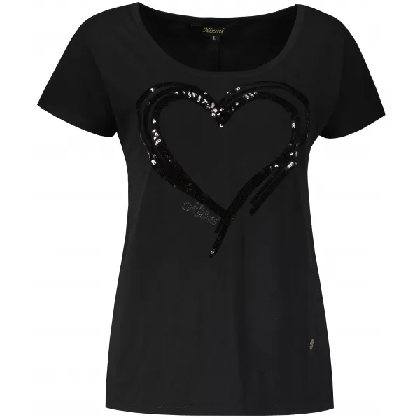  Tricou pentru femei KIXMI NANETTE NEGRU 