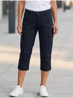 Pantaloni 3/4 dama SAM 73 SHELLA WK 779 ALBASTRU ÎNCHIS