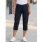 Pantaloni 3/4 dama SAM 73 SHELLA WK 779 ALBASTRU ÎNCHIS