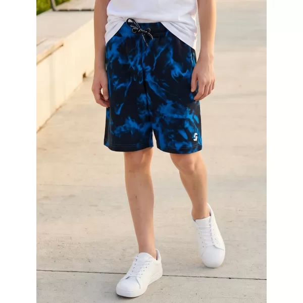  Pantaloni scurți pentru băieți SAM 73 GRAHAM BS 537 ALBASTRU 