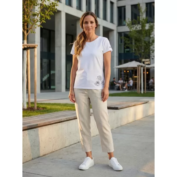  Tricou dama cu maneca scurta SAM 73 BETHANY WT 846 ALB 