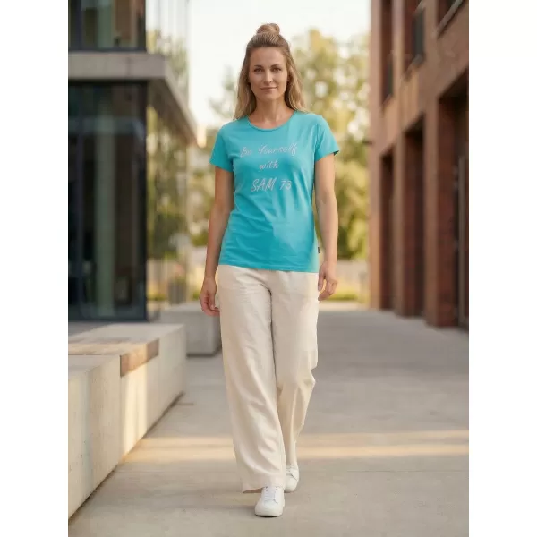  Tricou dama cu maneca scurta SAM 73 RENÉE WT 842 VERDE NEON 