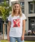 Tricou dama cu maneca scurta SAM 73 ILDA WT 855 ALB