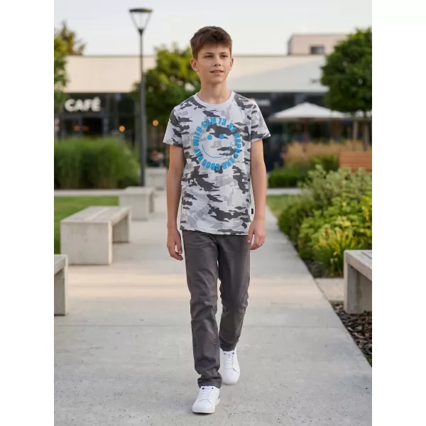  Tricou băiat cu mâneci scurte SAM 73 KELVIN BT 560 ALB 