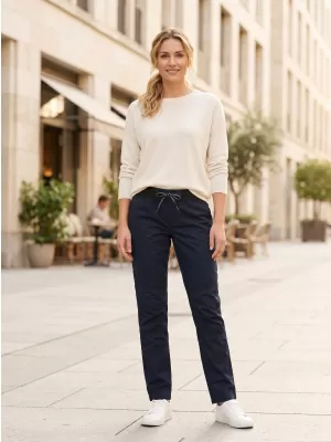 Pantaloni de dama SAM 73 LUCILLE WK 774 ALBASTRU ÎNCHIS