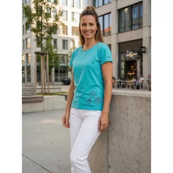  Tricou dama cu maneca scurta SAM 73 BETHANY WT 846 VERDE NEON 