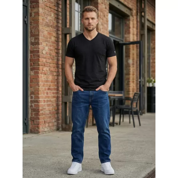  Tricou bărbătesc cu mâneci scurte SAM 73 LEONARD MT 793 NEGRU 