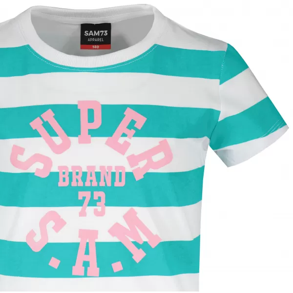  Tricou fetita cu maneca scurta SAM 73 SIOBHAN GT 561 VERDE 