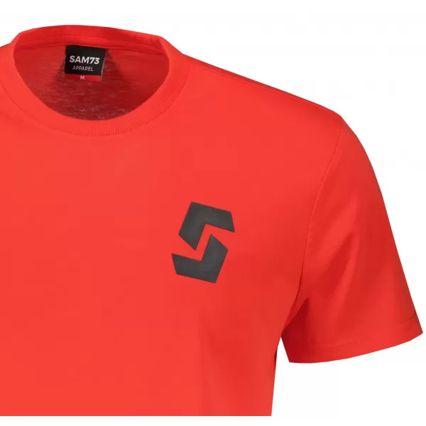  Tricou bărbătesc cu mâneci scurte SAM 73 DOUGALL MT 801 ROŞU 