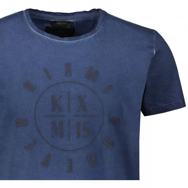  Tricou pentru bărbați KIXMI NADIR ALBASTRU INCHIS 