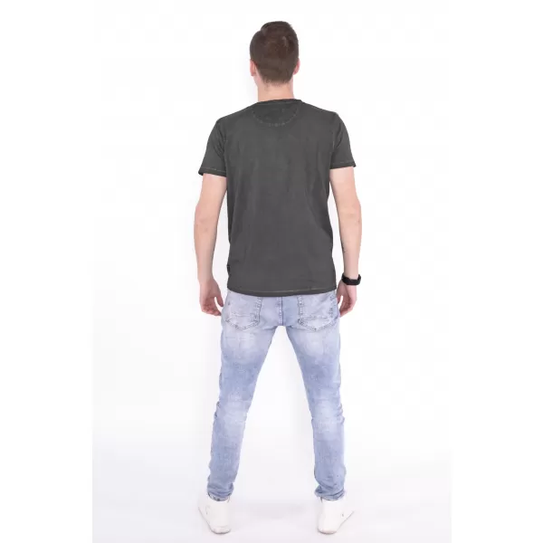  Tricou pentru bărbați KIXMI NIREL GRI INCHIS 