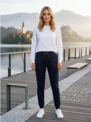 Pantaloni de trening pentru femei SAM 73 ANGELICA WK 777 ALBASTRU ÎNCHIS