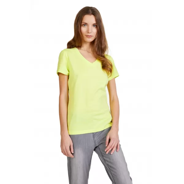  Tricou dama cu maneca scurta SAM 73 CLAUDIA WT 847 GALBEN DESCHIS 