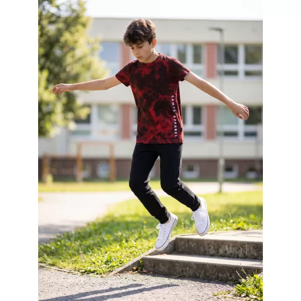  Tricou băiat cu mâneci scurte SAM 73 SYLVESTER BT 559 ROŞU 