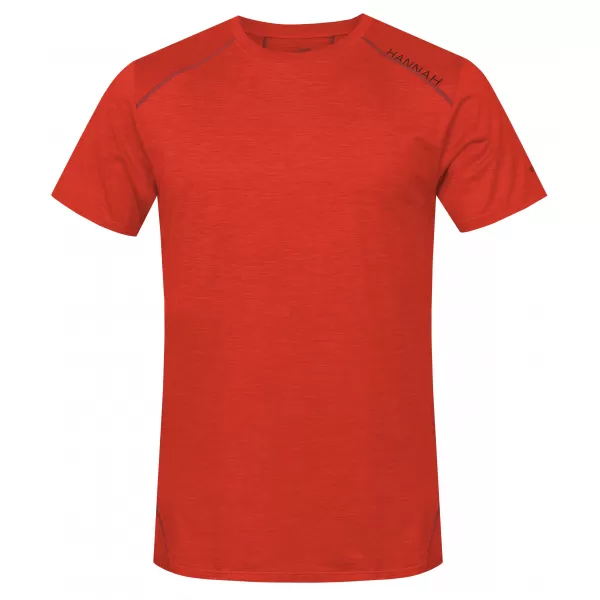  Tricou pentru bărbați HANNAH PELLO II ROȘII CHERRY MEL 