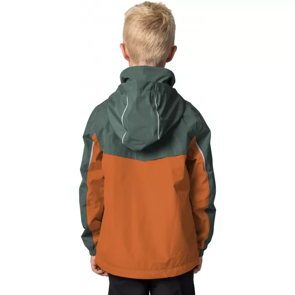  Jacheta pentru copii HANNAH BRONS JR II VERDE BALSAM/PORTOCALIU ARS 