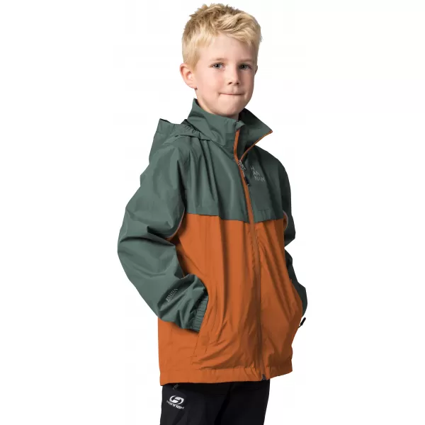  Jacheta pentru copii HANNAH BRONS JR II VERDE BALSAM/PORTOCALIU ARS 
