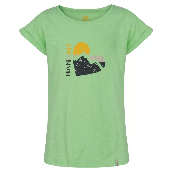  Tricou pentru copii HANNAH KAIA JR VERDE PARADIS 
