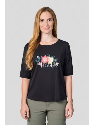 Tricou pentru femei HANNAH CLEA ANTRACIT