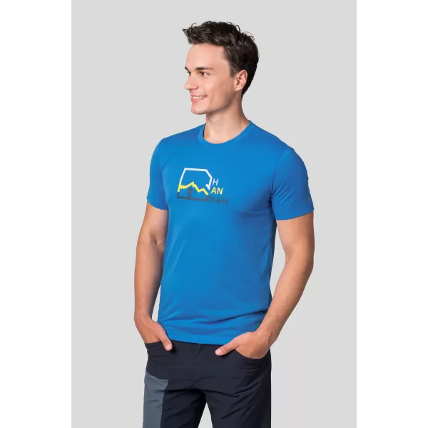  Tricou pentru bărbați HANNAH BITE ALBASTRU STRĂLUCITOR 