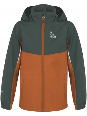 Jacheta pentru copii HANNAH BRONS JR II VERDE BALSAM/PORTOCALIU ARS