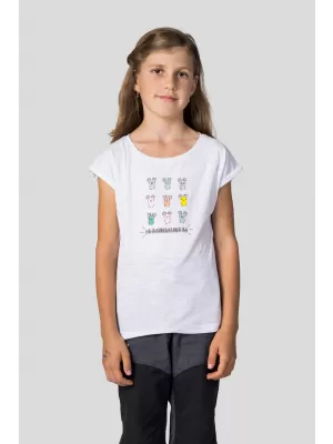 Tricou pentru copii HANNAH KAIA JR ALB