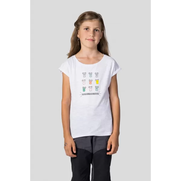  Tricou pentru copii HANNAH KAIA JR ALB 